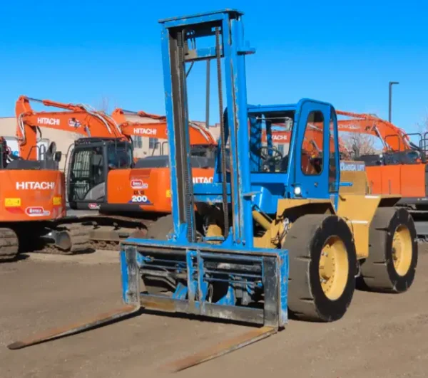 12000 LB OMEGA FORKLIFT 4 x 4 ALL WHEEL+CRAB STEER – SIDE TILT